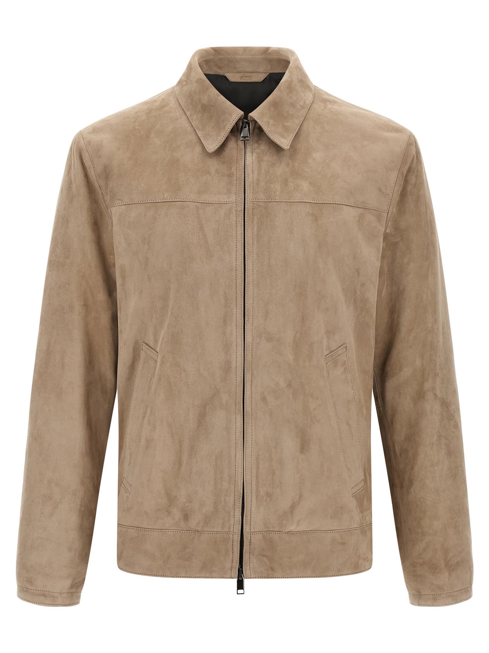 Suede blouson
