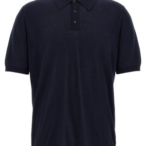 Knitted polo shirt
