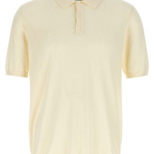 Spongy cotton polo shirt