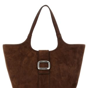 Medium 'Viv' Choc' shopping bag