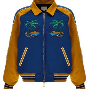 'Palm Eagles Souvenir' bomber jacket