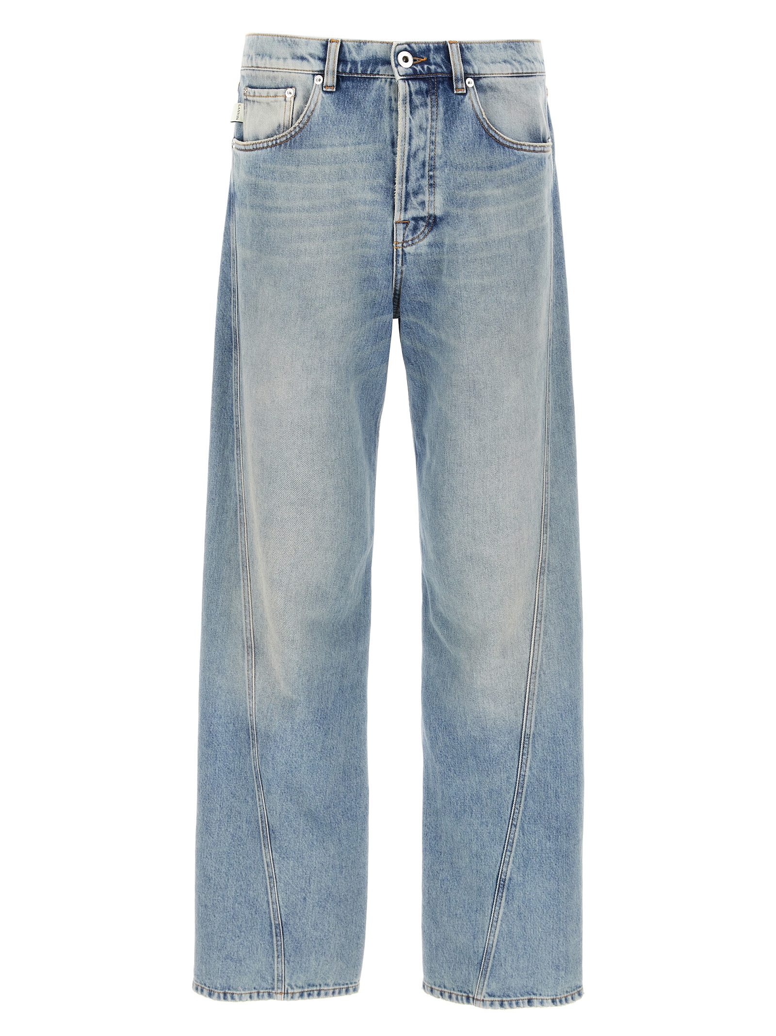 'Twisted Hem' jeans