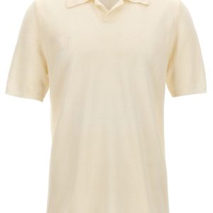 Openwork polo shirt