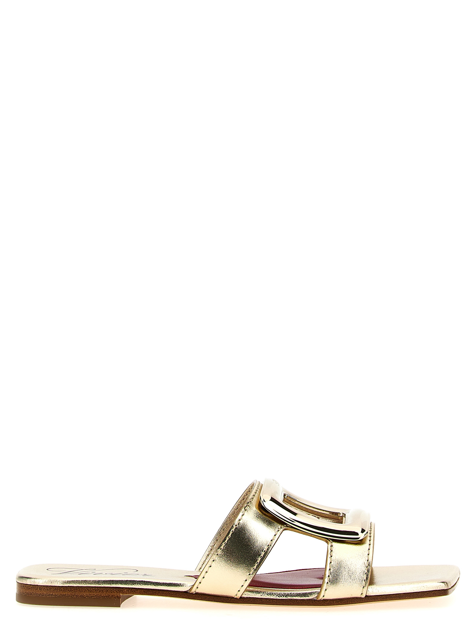 'New Metal Buckle' mules