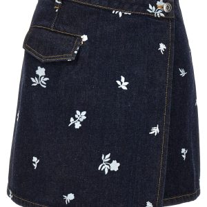 All-over embroidery skirt