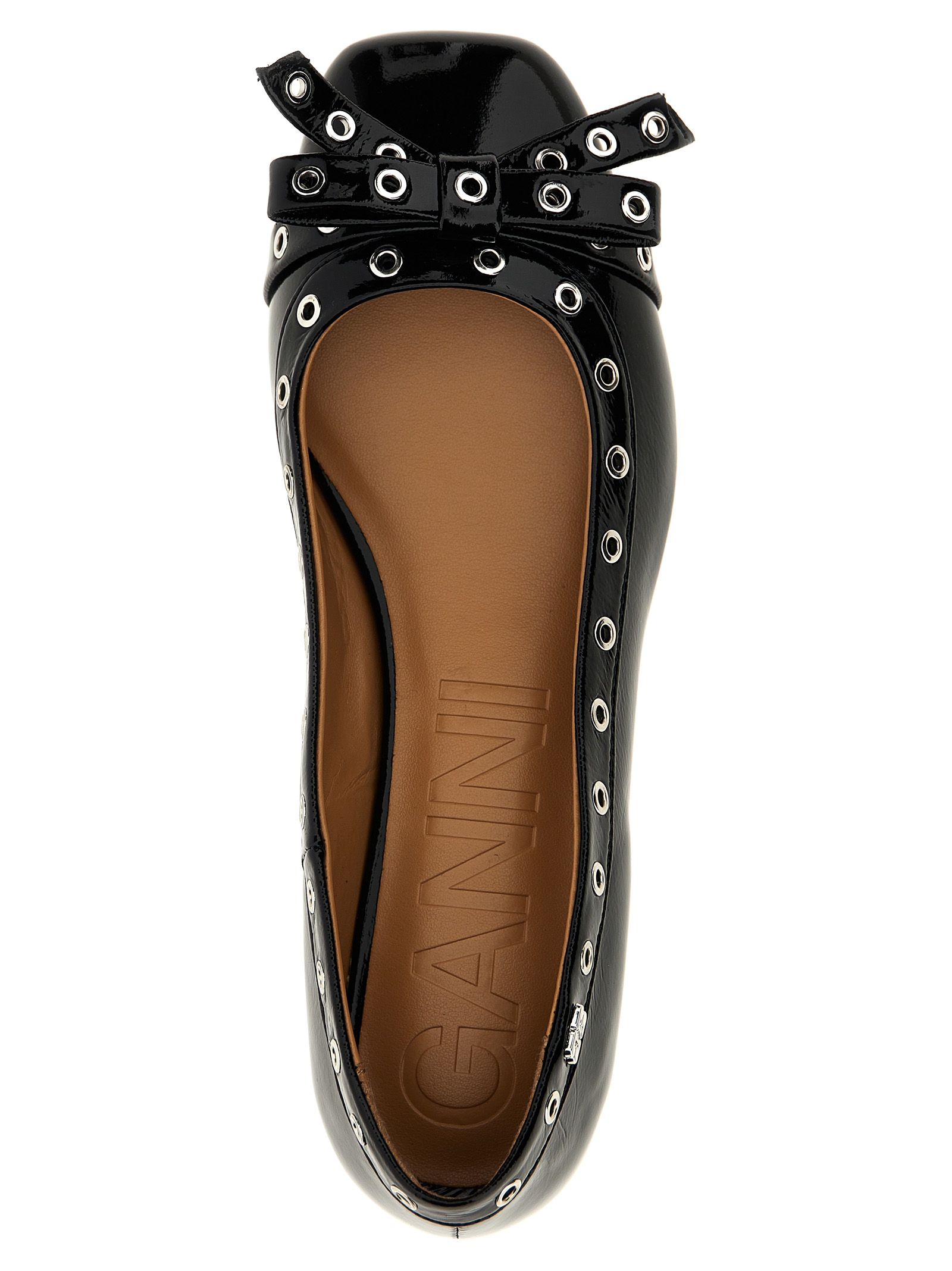 'Eyelets Bow' ballet flats - immagine 4