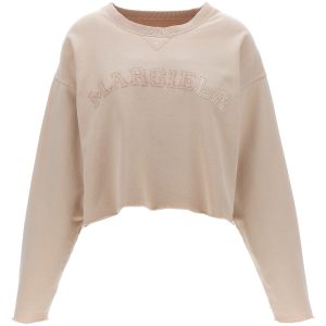 Logo embroidery sweatshirt