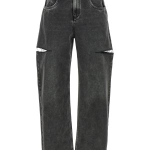 Cut-out jeans