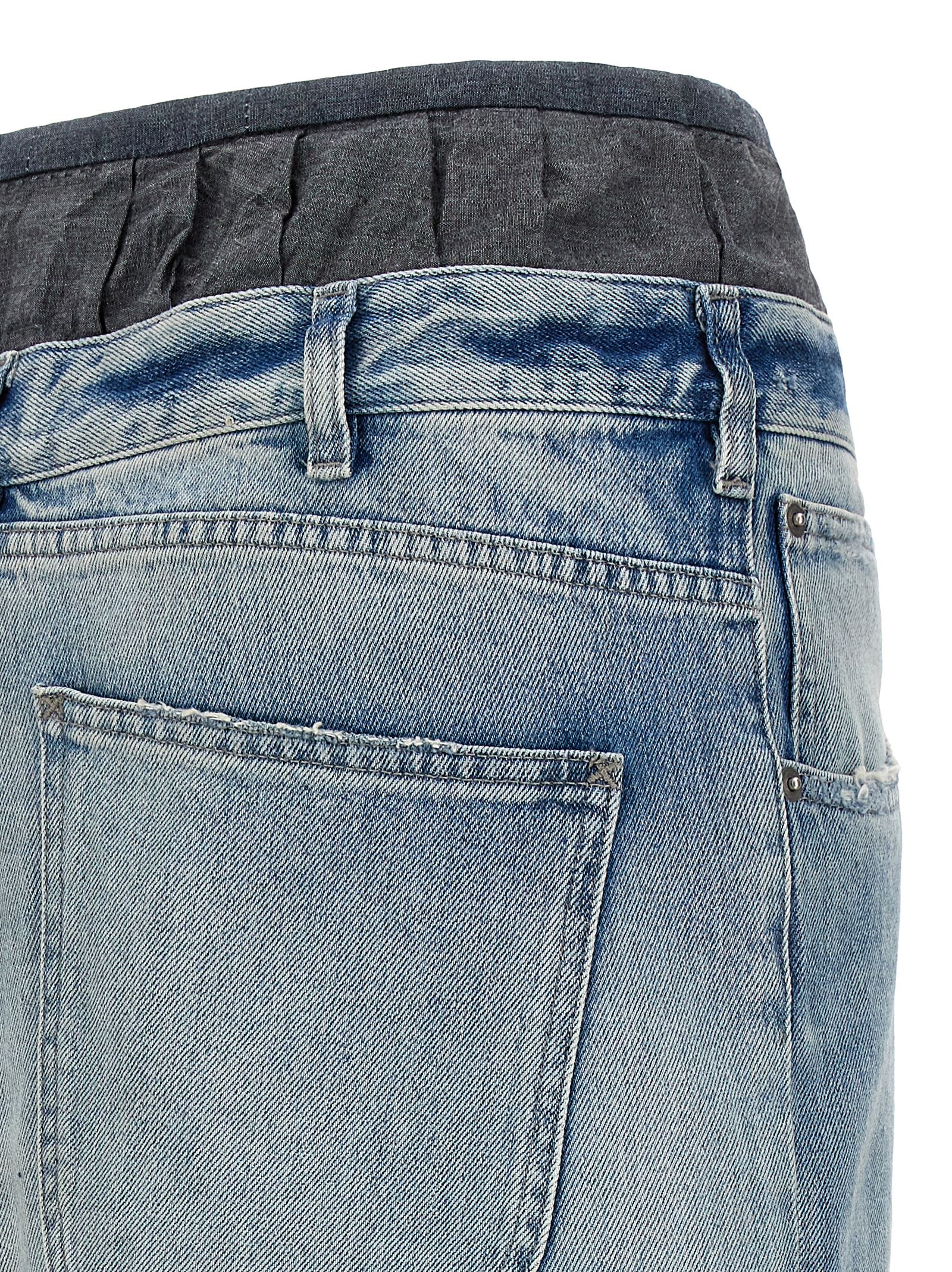 Slits denim skirt - immagine 4