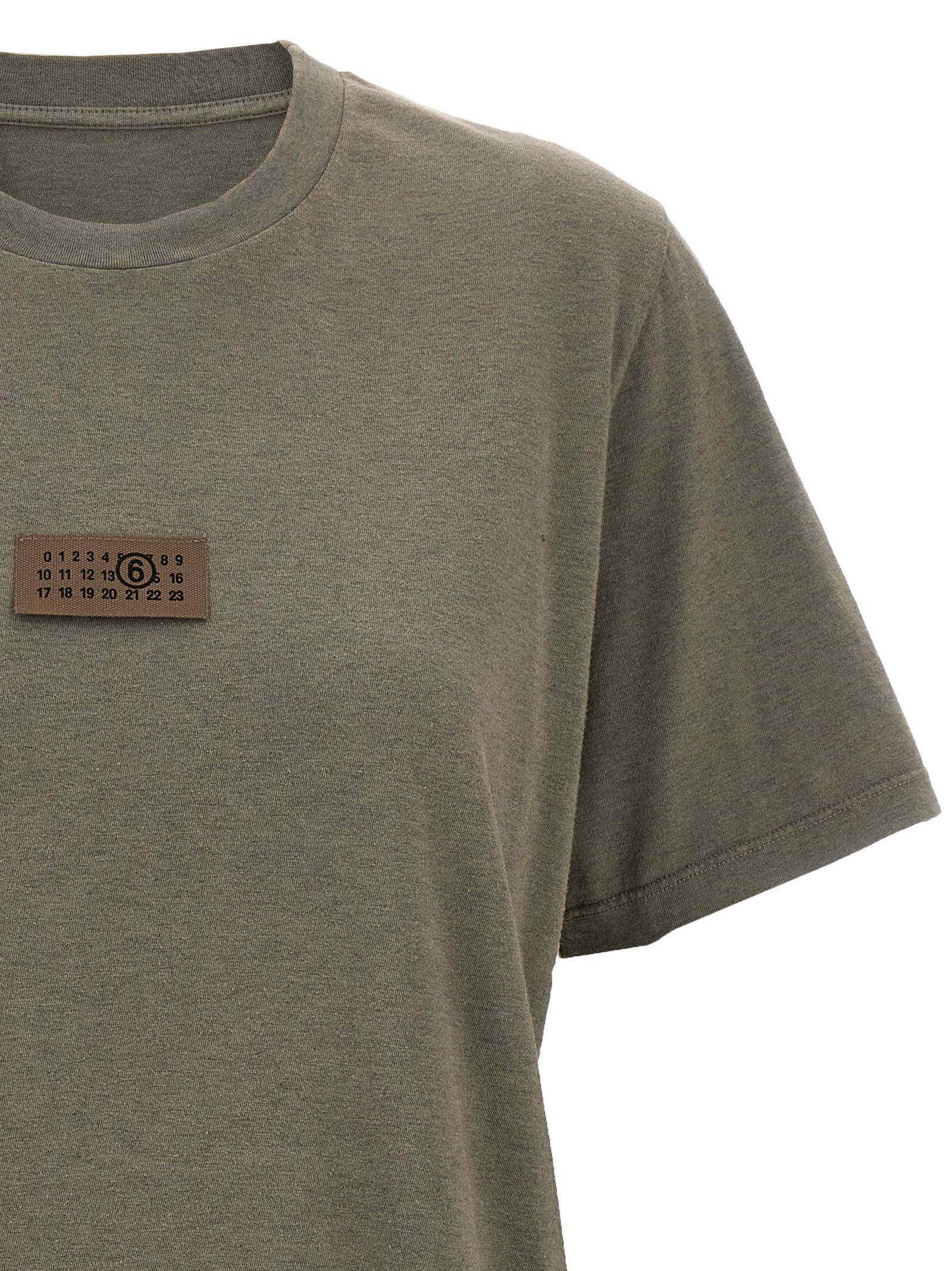 'Numeric signature MM6' patch t-shirt - immagine 3