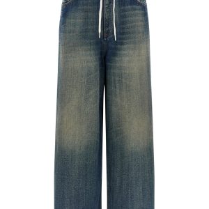 Wide leg jeans