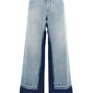 Contrast insert jeans
