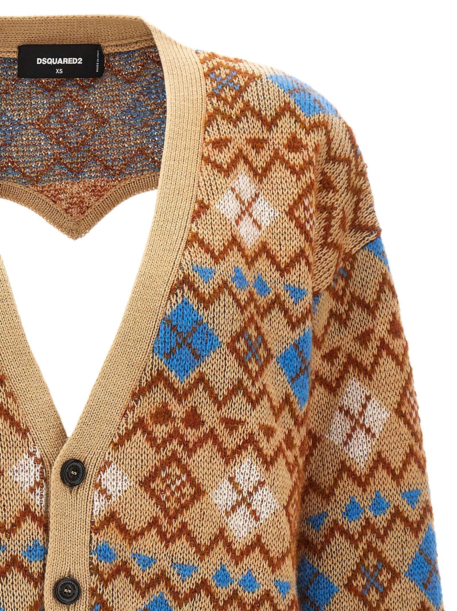 'Heart Vintage Shetland' cardigan - immagine 3