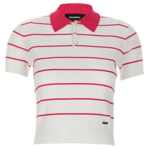'Striped' polo shirt