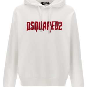 Logo print hoodie