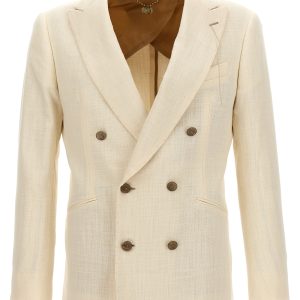 double-breasted blazer