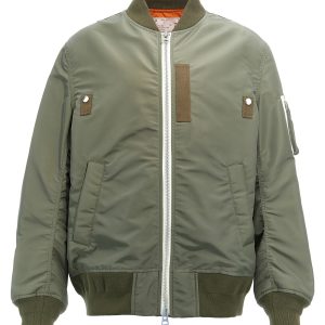 Nylon bomber jacket
