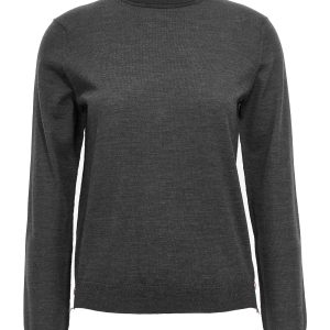 'Stitching' wool turtleneck sweater