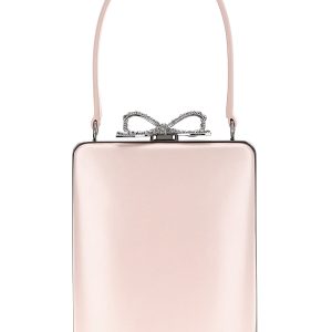 'Pink Leather Mini Bow' handbag