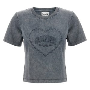 'Grey Washed Heart' T-shirt