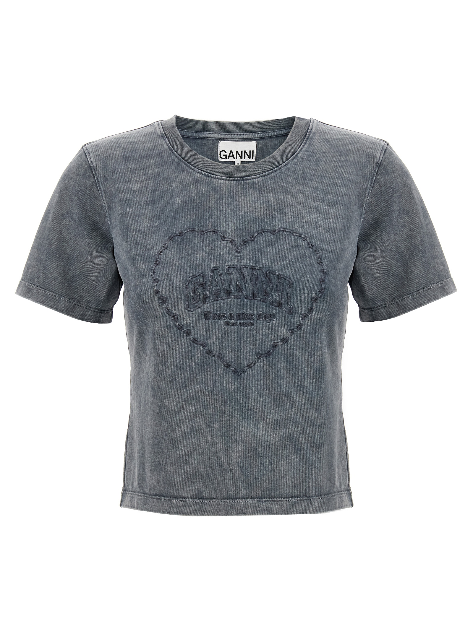'Grey Washed Heart' T-shirt