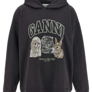 'Grey Animal Print' hoodie