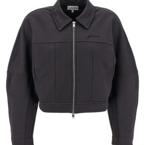 'Heavy Terry Jersey' bomber jacket