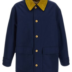 Cotton gabardine parka