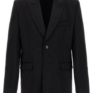 'Logo Embroidered' blazer