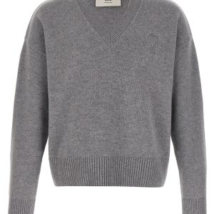 Puff logo patch sweater