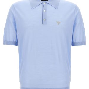 Wool polo shirt