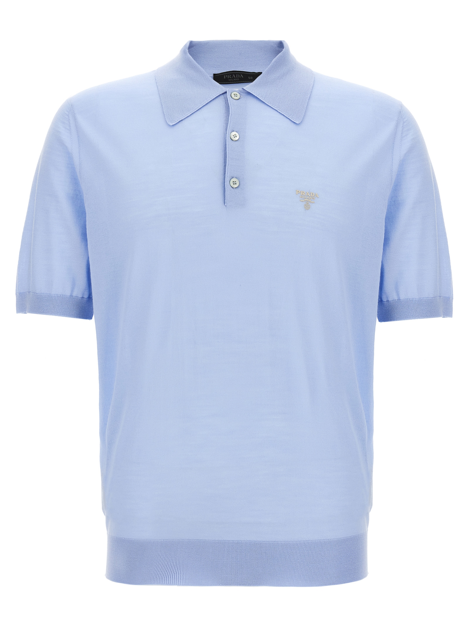 Wool polo shirt