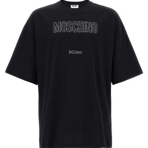 Rhinestone logo T-shirt