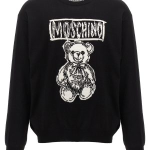 Logo intarsia sweater