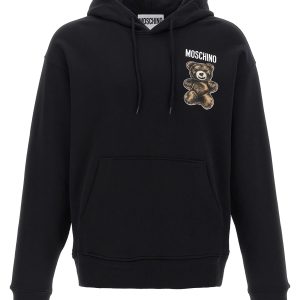 'Teddy' print hoodie