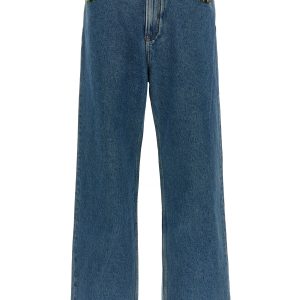 Valentino Garavani floral insert jeans