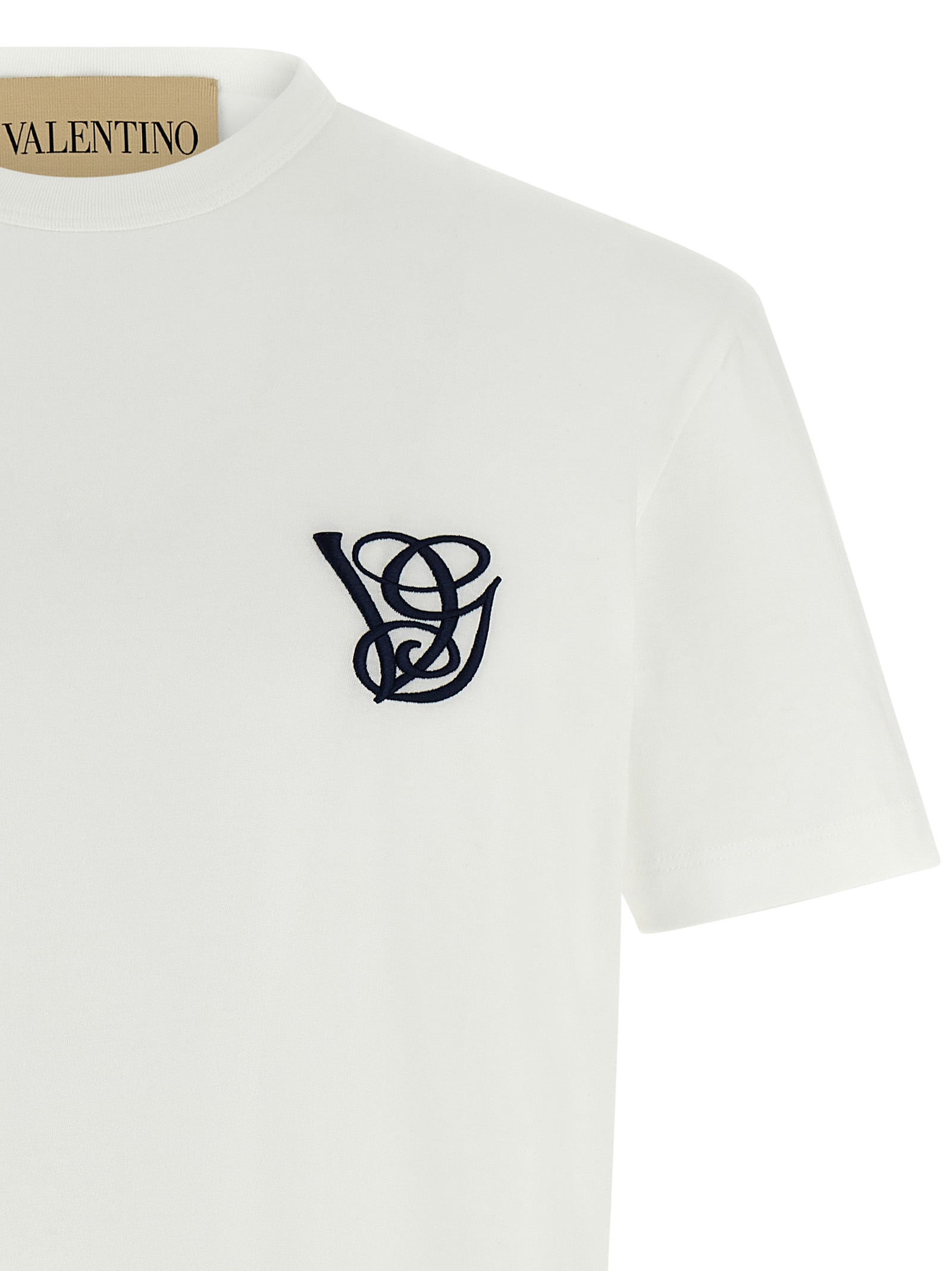 Valentino Garavani logo embroidery T-shirt - immagine 3
