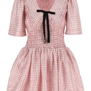'Pink Check' dress