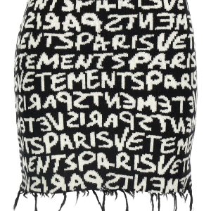 'Vetements Paris Monogram Mini' skirt