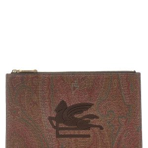Medium 'Paisley' clutch bag