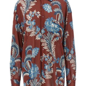 Floral foliage shirt
