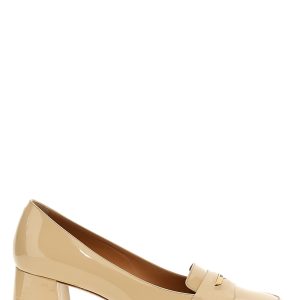 Patent leather pumps