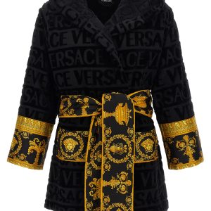 'I Heart Baroque' short bathrobe