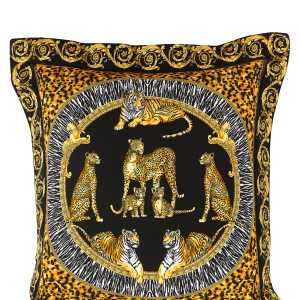 'Wild Cats' double face cushion