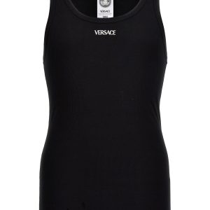 Logo embroidery tank top