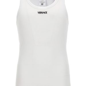 Logo embroidery tank top