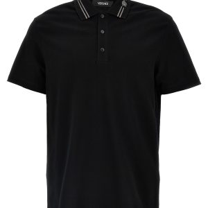 'Medusa embroidery' polo shirt