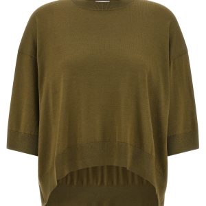 Cropped wool sweater