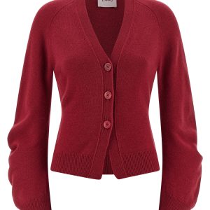 Curved sleeves cardigan