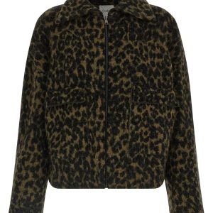 Animalier bomber jacket
